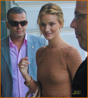 Rosie Huntington-Whiteley Heads to a Transformers Photocall in Rio